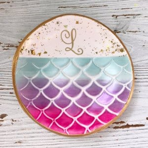 Personalized Mermaid Jewelry Dish from Stephies Beauties