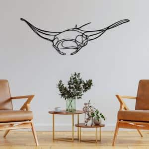 Manta Metal Wall Decor from Asgarts