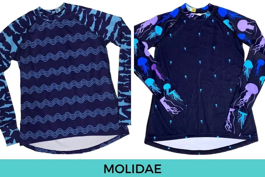 Molidae Designs Plus Size Women's Rash Guard