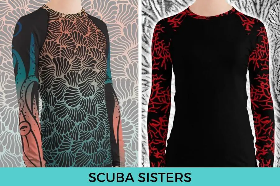 Scuba Sisters Rash Guard Womens