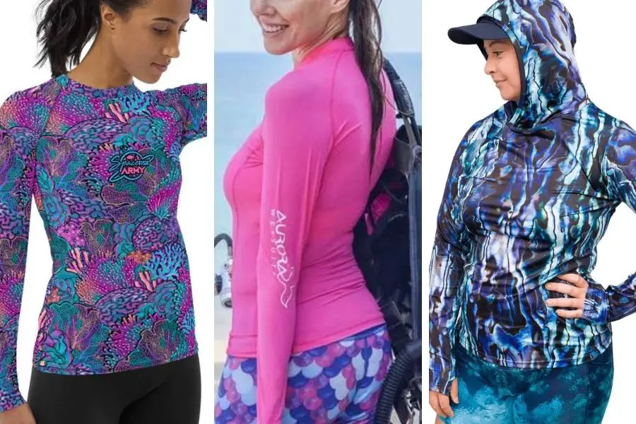 best scuba diving rash guards for women