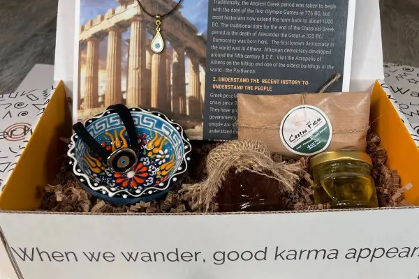 Wanderkarma Travel the World Box for women