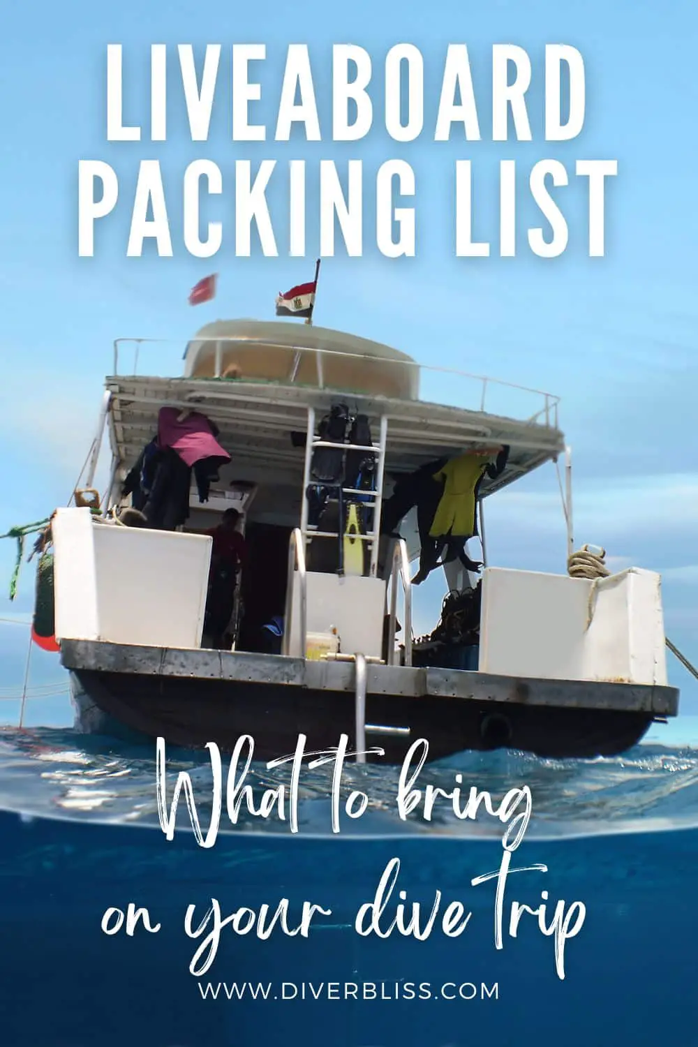liveaboard packing list: what to bring on your dive trip