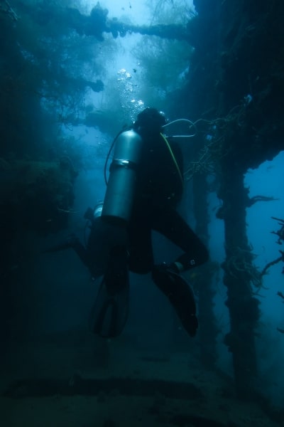 exploring morazan maru wreck in coron