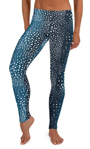 Mantaraj whale shark leggings