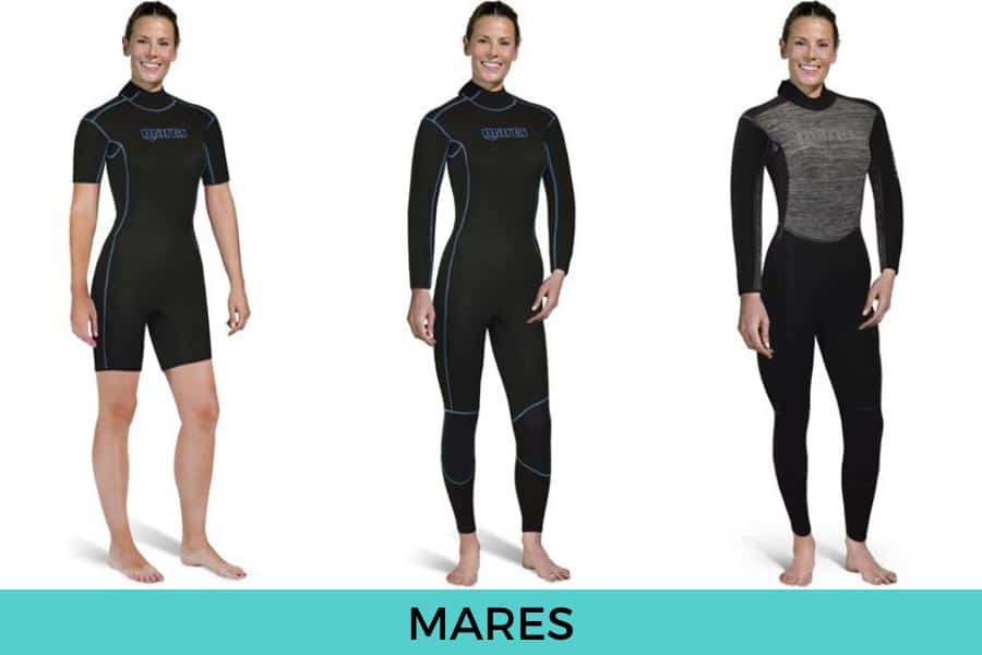 Mares women's wetsuit for scuba diving