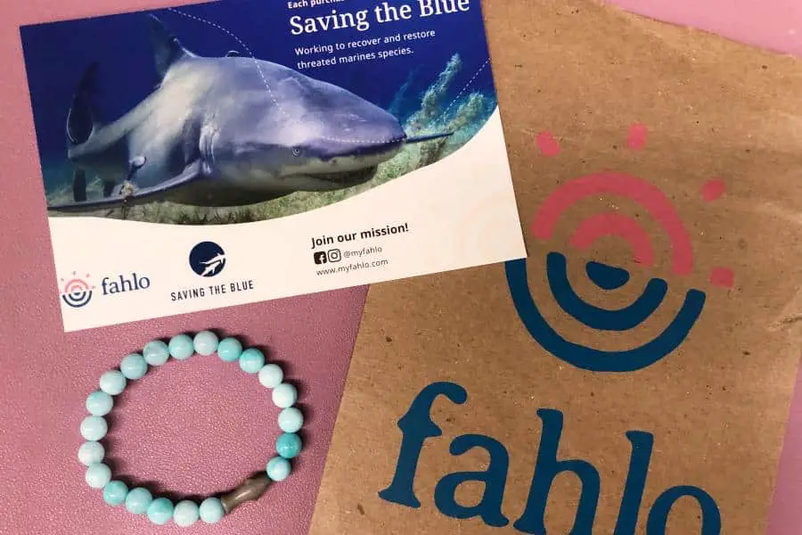 Fahlo track a shark bracelet